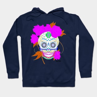 catrina kahlo from day of the dead mandala ecopop Hoodie